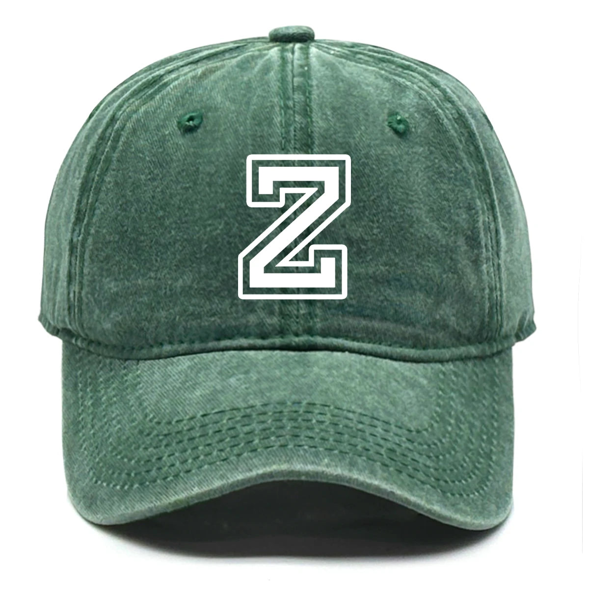 Initial Letter A-Z Print Baseball Cap For Men Women