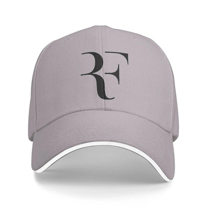 RF Roger Federer Patch Tennis Women Men Baseball Cap
