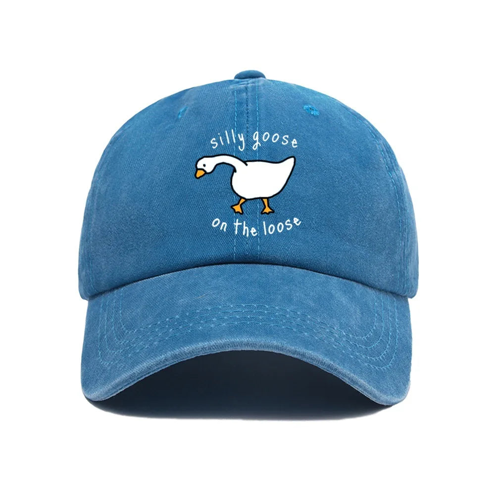 Big Goose Printed Baseball Hat For Men And Women