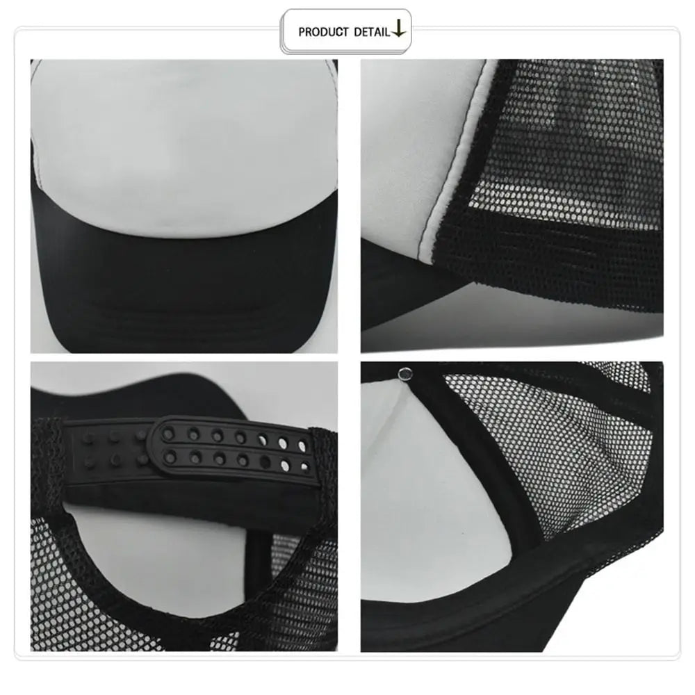 Unisex Spong Mesh Baseball Cap Breathable Adjustable Peaked Cap