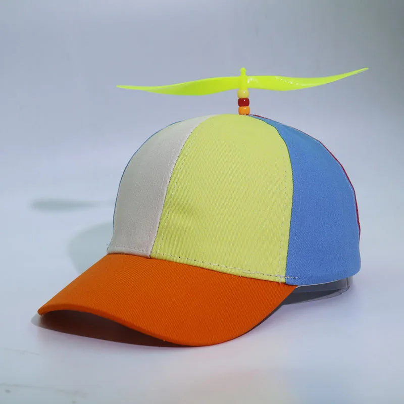 Helicopter Propeller Adventure Rainbow Bamboo Dragonfly Baseball Hat