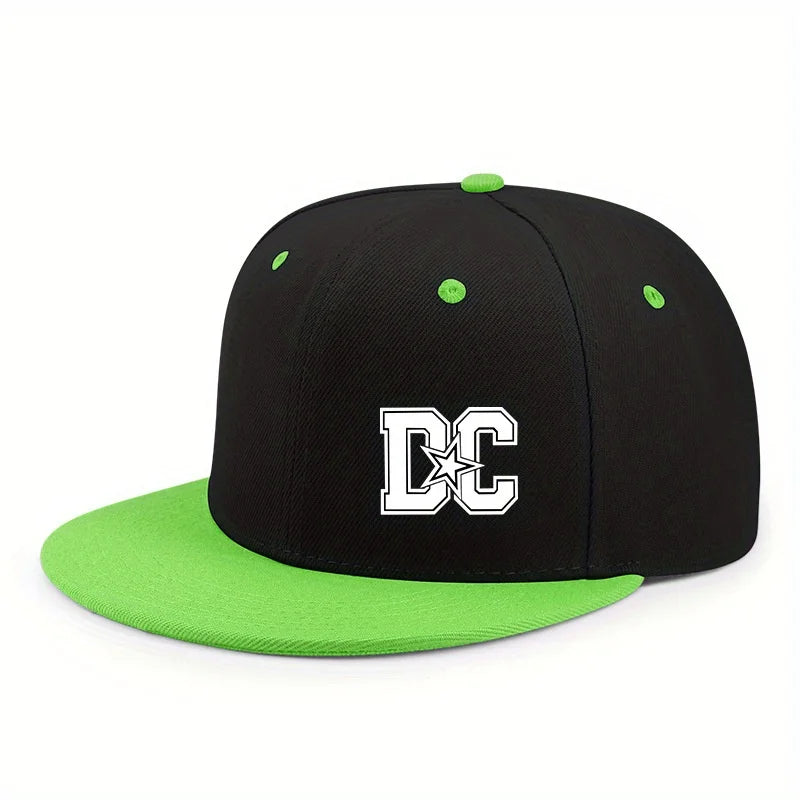 Unisex Letter Print Hip-hop Snapback Cap
