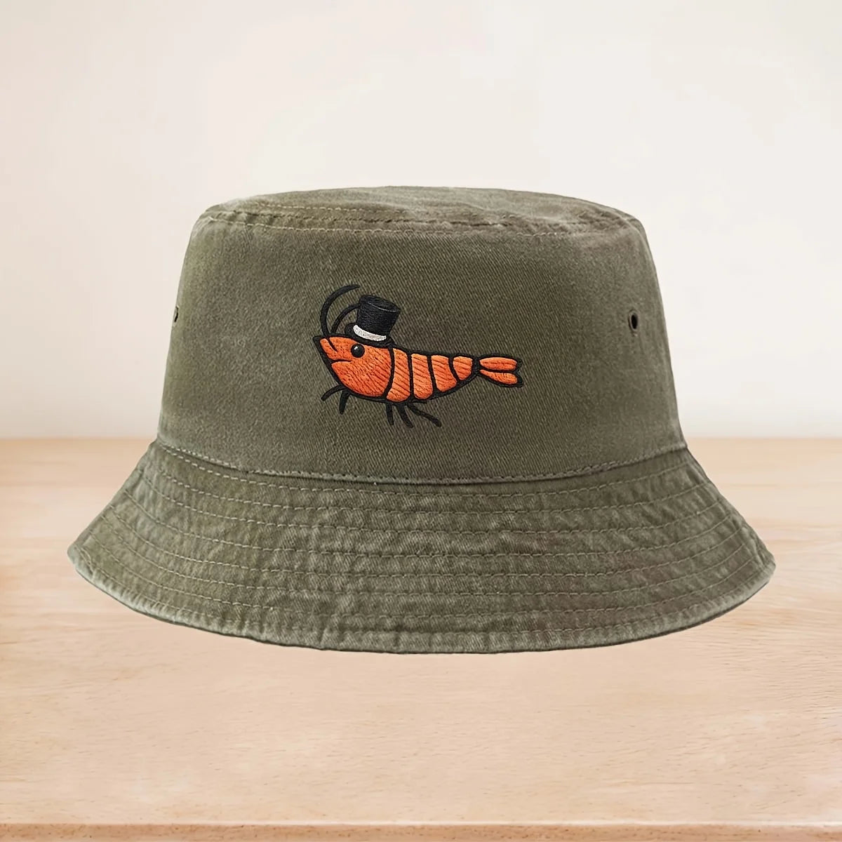 Bucket Hat Featuring A Gentlemanly Top Hat
