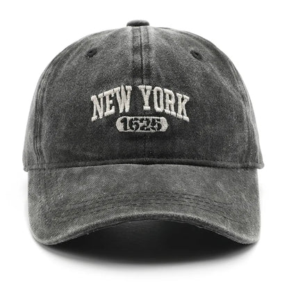 Retro New York Embroidery Baseball Caps for Men Women Vintage