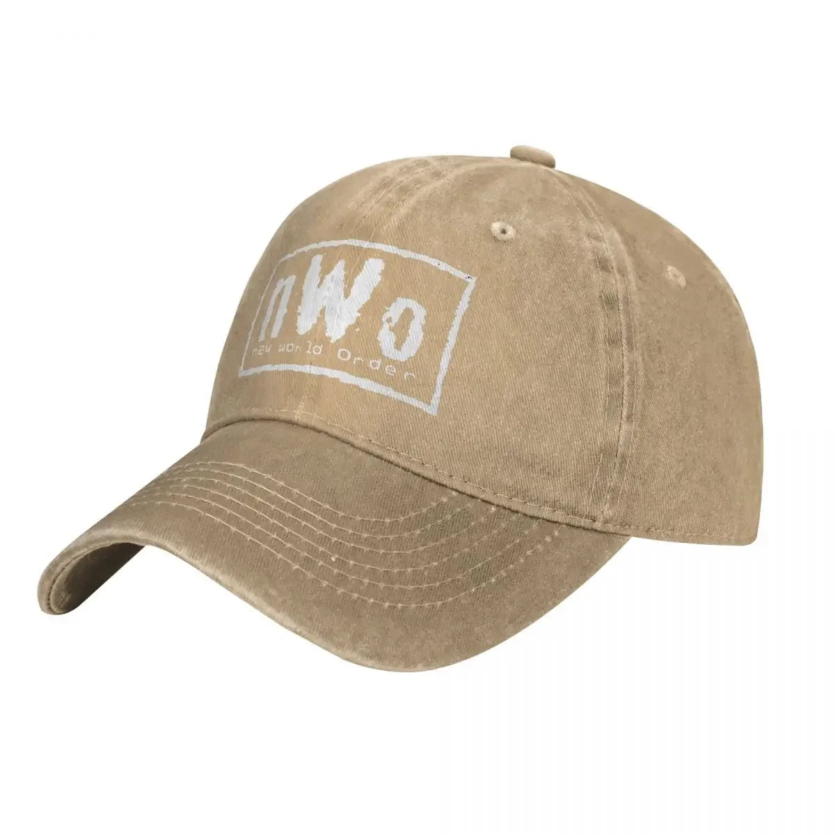 NWO Baseball Cap New World Order Casual Unisex Men Washed Trucker Hat