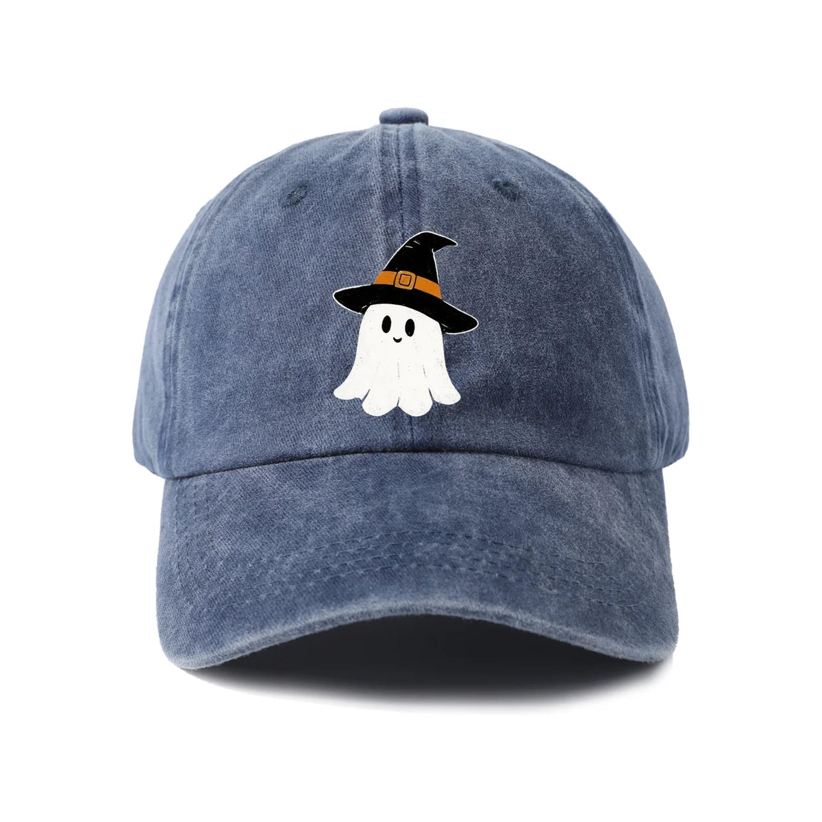Witch Hat Ghost Graphic Baseball Cap