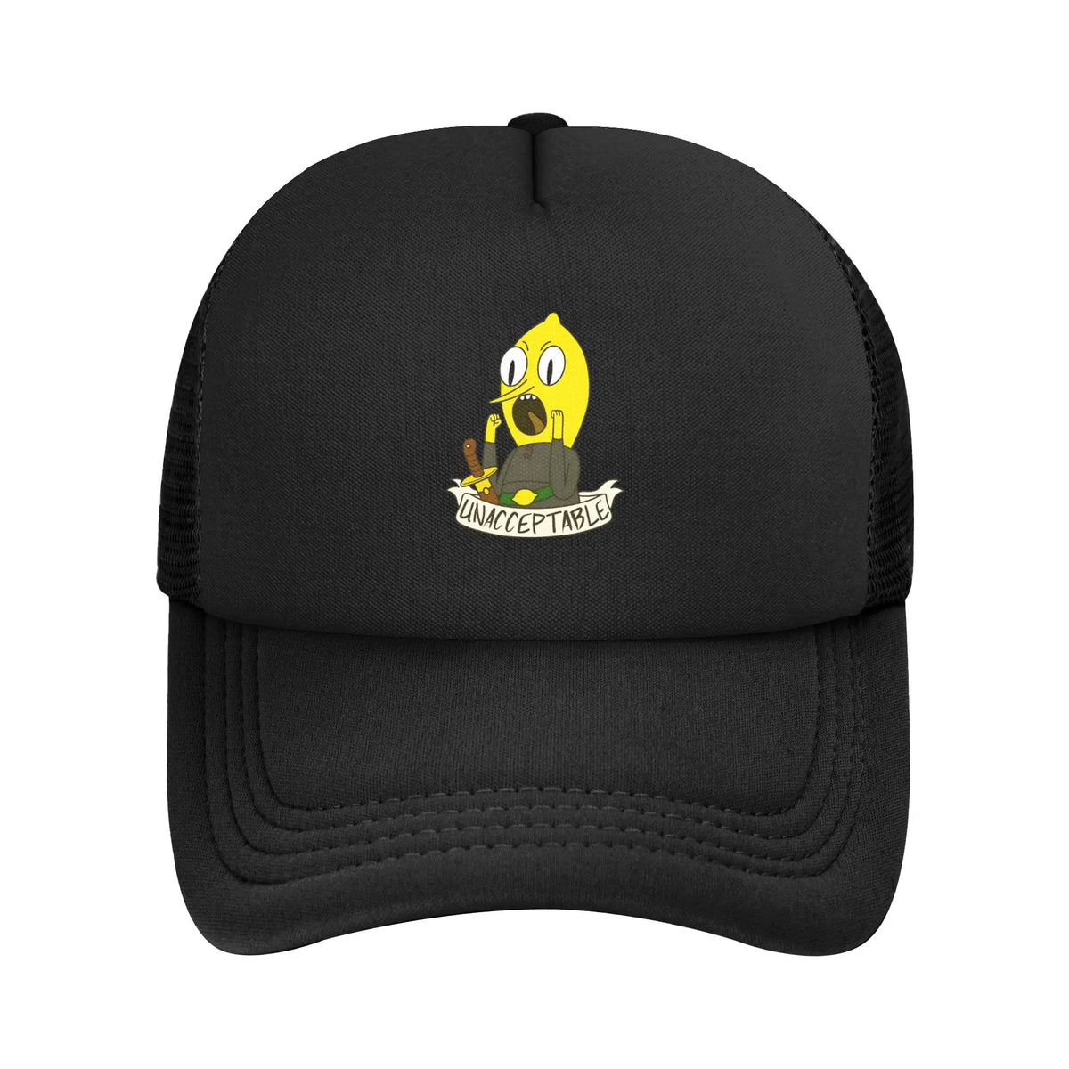 Lemongrab Lemon Mesh Baseball Caps