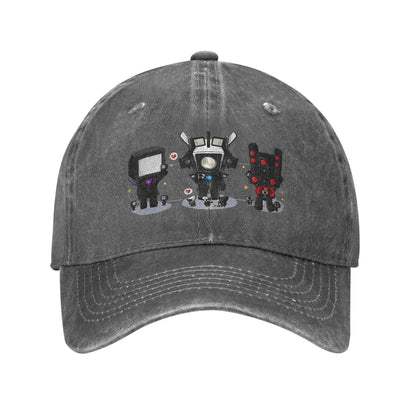 Skibidi Toilet Chibi Casual Baseball Cap