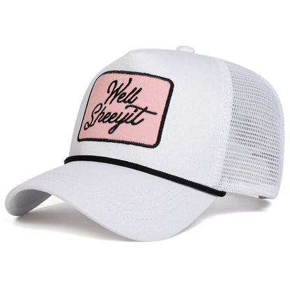 Unisex WELL SHEEYIT Embroidery Baseball Caps