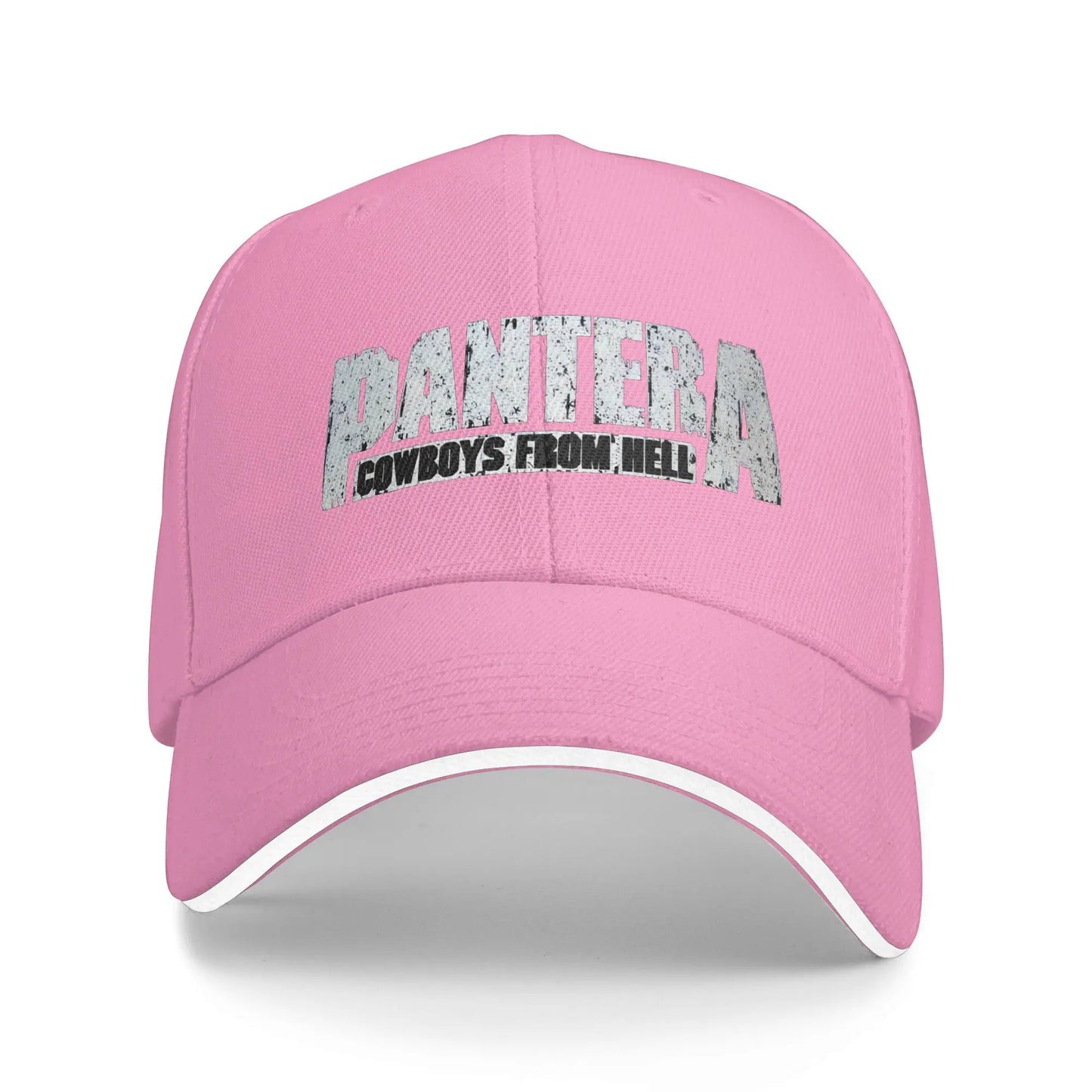 Summer Casual Baseball Cap Metal Band Rock Music Pantera Fishing Trucker Hat For Couple