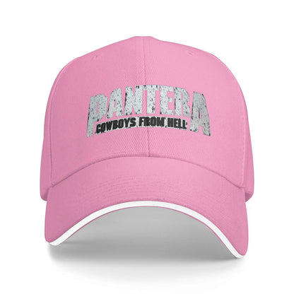 Summer Casual Baseball Cap Metal Band Rock Music Pantera Fishing Trucker Hat For Couple