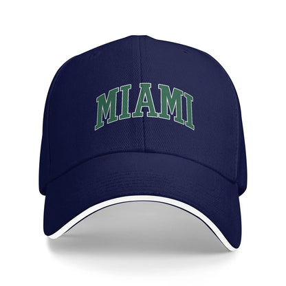 Miami Art Design Baseball Cap Unisex-Teens Design Baseball Caps