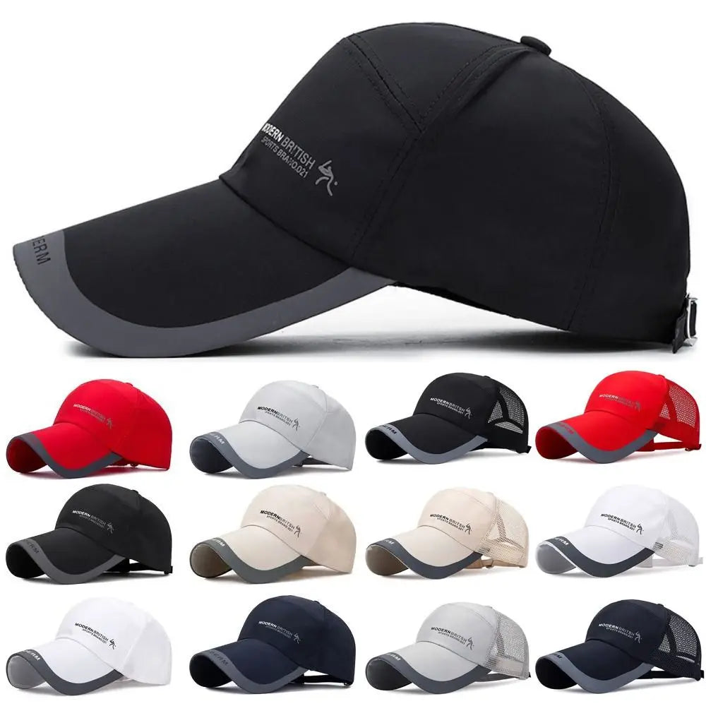 Summer Sunscreen Adjustable Sun Hats Cotton Baseball Cap Men Women