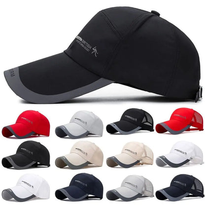 Summer Sunscreen Adjustable Sun Hats Cotton Baseball Cap Men Women
