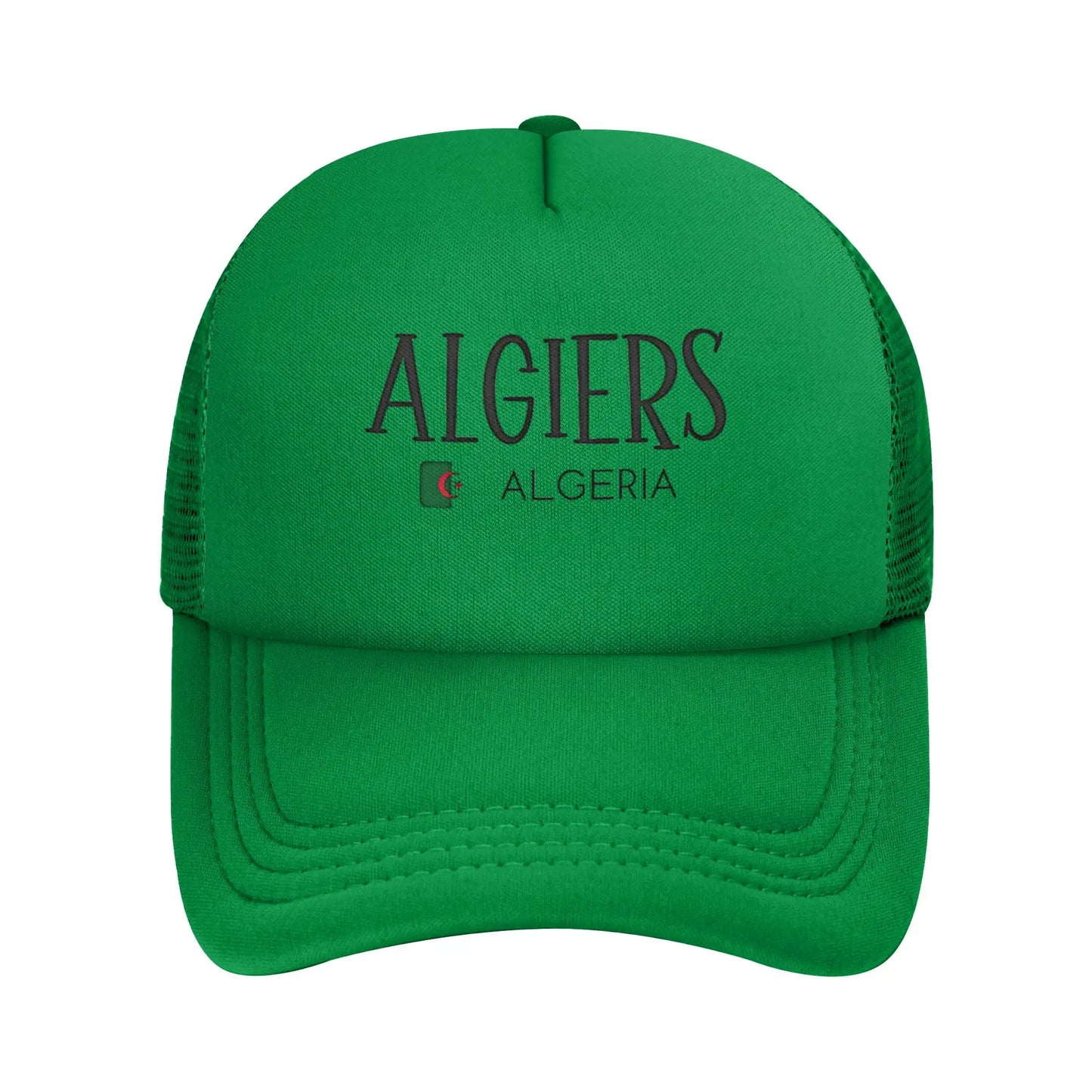 Urban Cityscape Landmark Algeria Algerian Mesh Baseball Cap