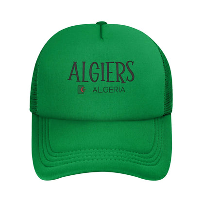 Urban Cityscape Landmark Algeria Algerian Mesh Baseball Cap
