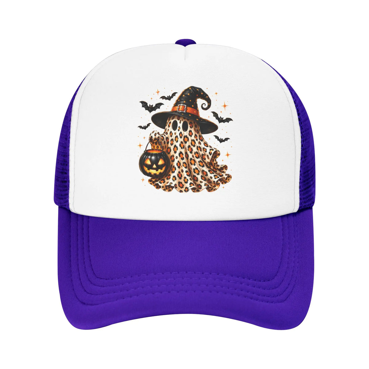 Leopard Ghost  Mesh Baseball Cap