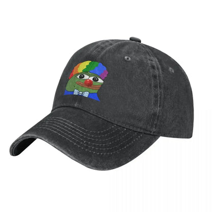 Pepe the Frog Clown Meme Baseball Cap