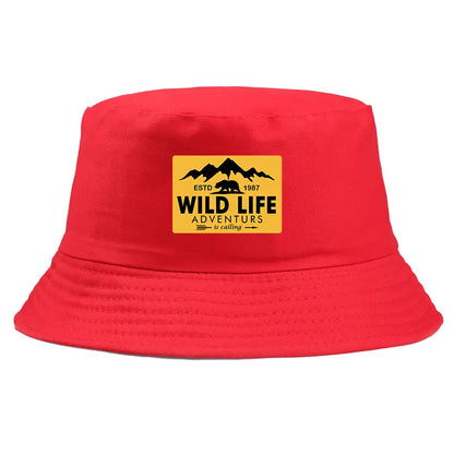 Wild Life Printed Reversible Bucket Hat Woman Man