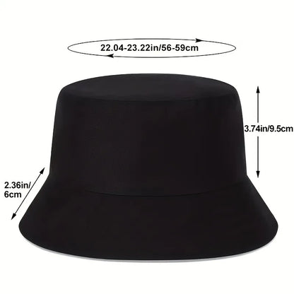 Wilson Logo Printed Bucket Hat Foldable Fisherman Cap For Men Women
