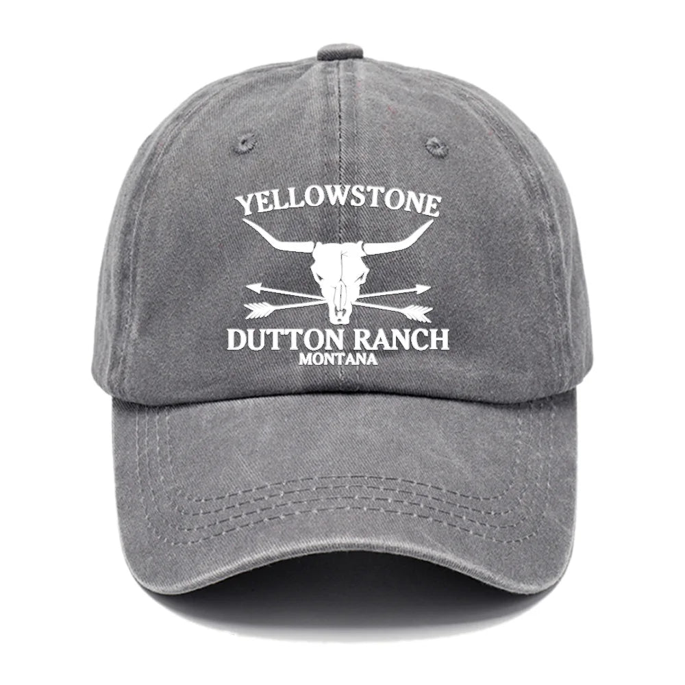 Retro Western Cowboy Hat - YELLOWSTONE DUTTON Ranch Baseball Cap For Both Men Women
