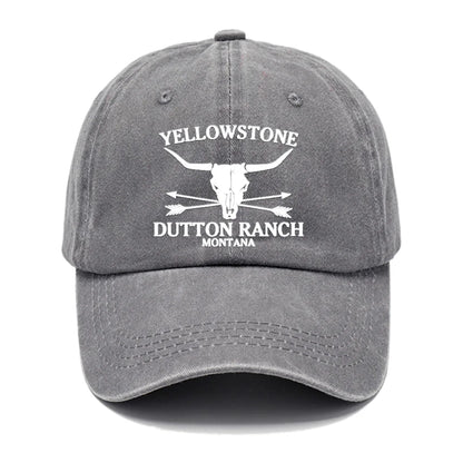 Retro Western Cowboy Hat - YELLOWSTONE DUTTON Ranch Baseball Cap For Both Men Women