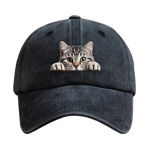 Fashion Washed Cotton Denim Baseball Caps Men Women