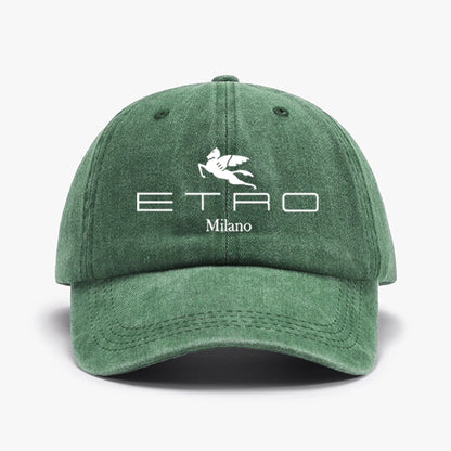 "E.T.R.O" Printed Baseball Cap