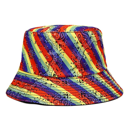 Summer Sun Hat Reversible Yellow Duck Bucket Hat