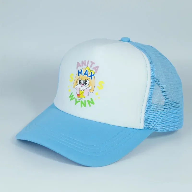 Trendy Anita Max Wynn Foam Baseball Hat Trendy Cute Mesh Snapback Caps Boy Girl