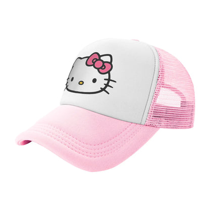 Unisex Hello Kitty Valentine Teddy Bear Baseball Caps