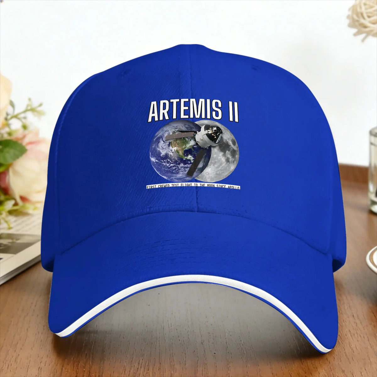 Artemis 2 Moon Mission First Crewed Flight Since Apollo Sun Baseball Cap