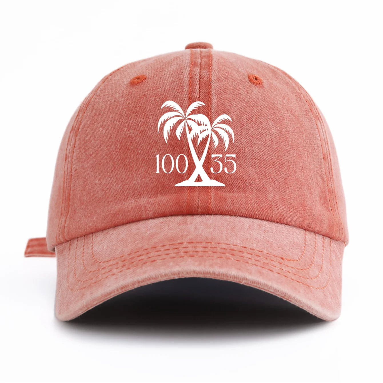 10035 Print Washed Baseball Cap For Adults