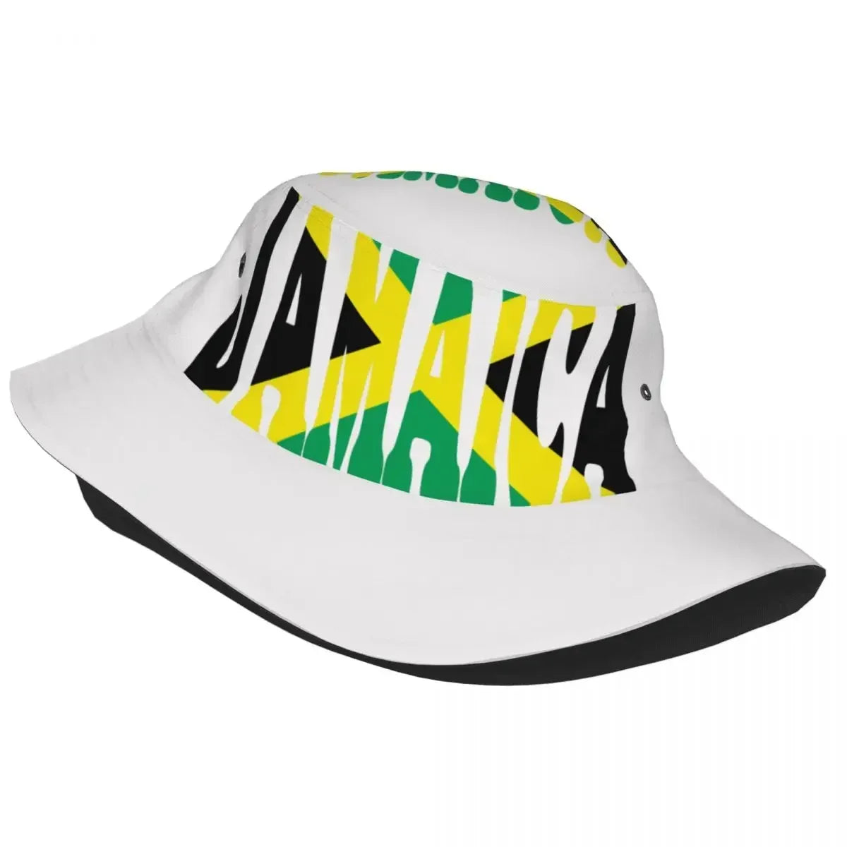 Jamaica Flag Fisherman Cap Hip Hop Gorras Summer Unisex Printing Bucket Hat