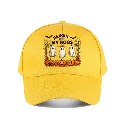 Halloween Hangin’ With My Boos Ghost Baseball Cap