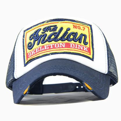 Fashion Letter Embroidery Baseball Cap Summer Breathable Mesh