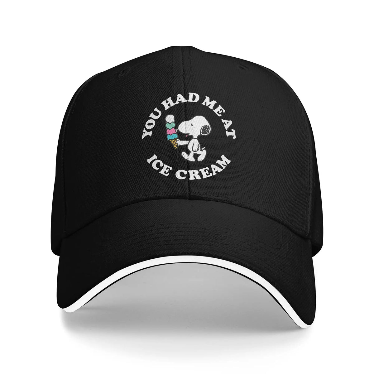 Snoopy Woodstock Sandwich Hat Baseball Cap
