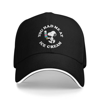 Snoopy Woodstock Sandwich Hat Baseball Cap
