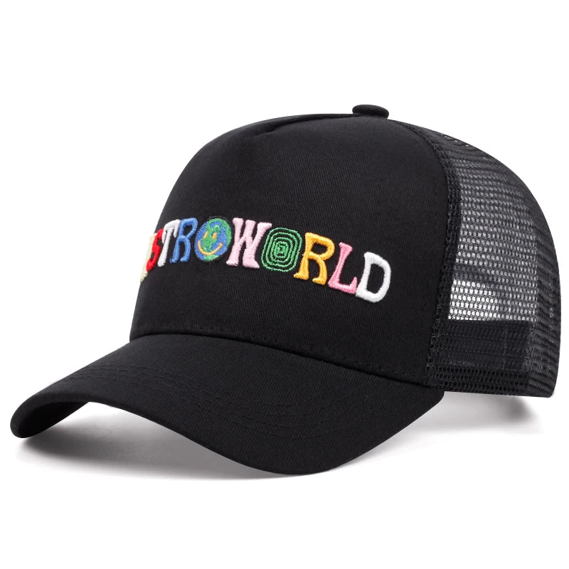 ASTROWORLD Printing Baseball Cap High Quality Hip Hop Women Men