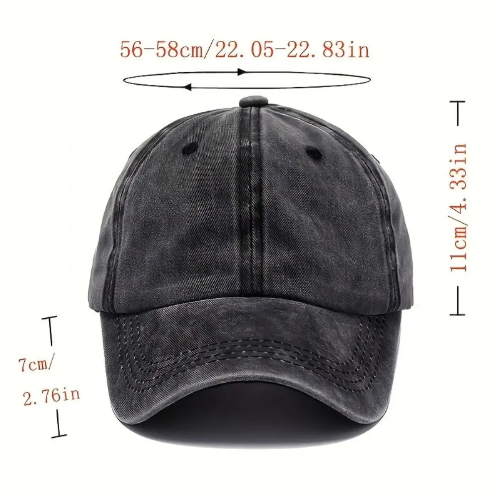 Fashion Adjustable Baseball Cap UV Protection Versatile Sunscreen Hats