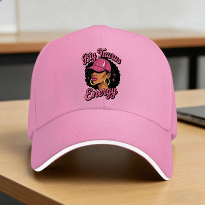 Big Taurus Energy Black Girl Baseball Cap