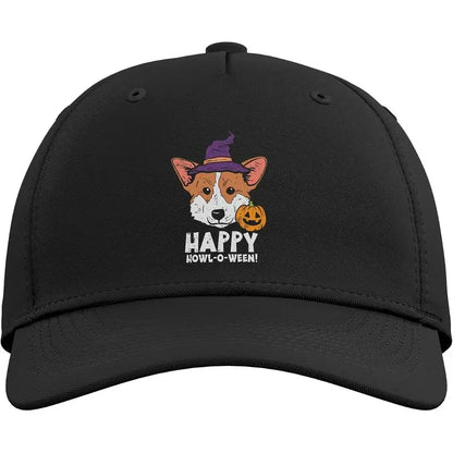 Corgi Witch Halloween Baseball Cap