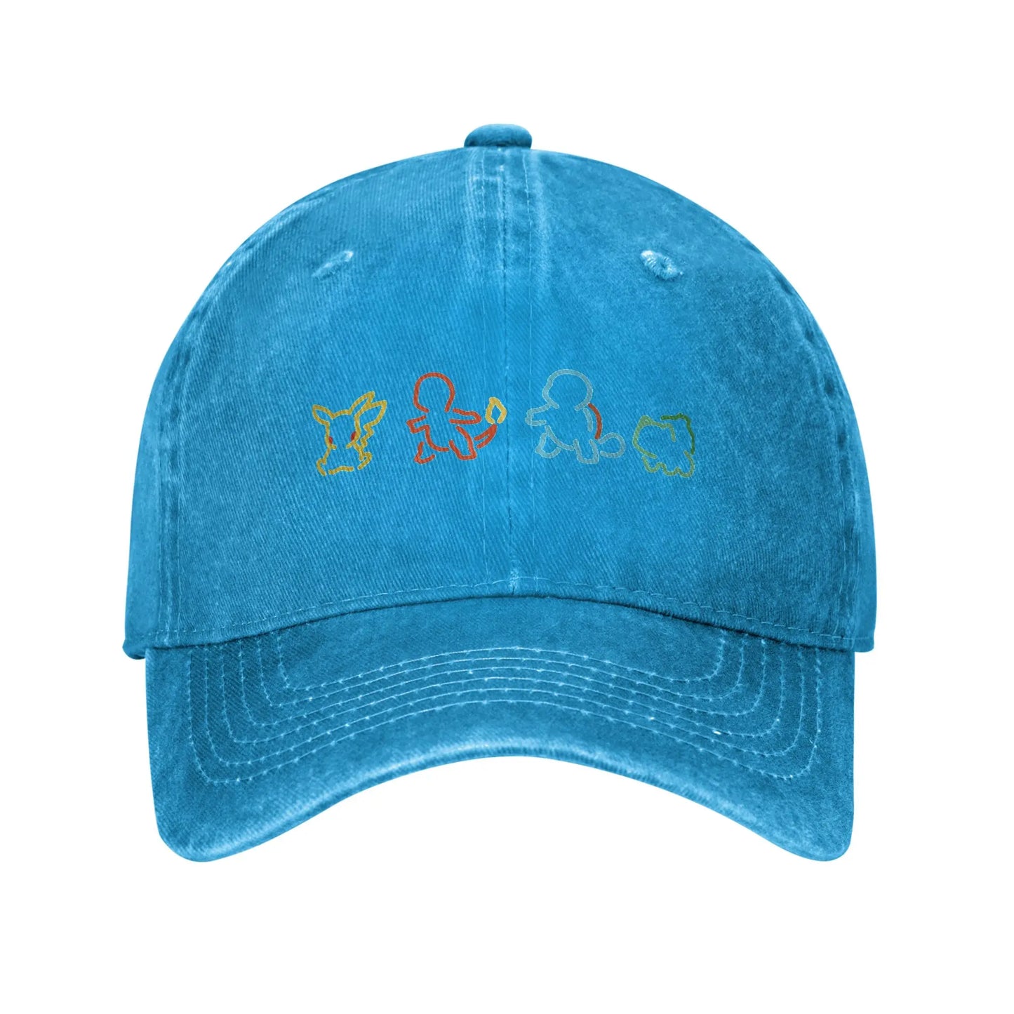 Casual Pokemons Pikachu Bulbasaur Baseball Caps