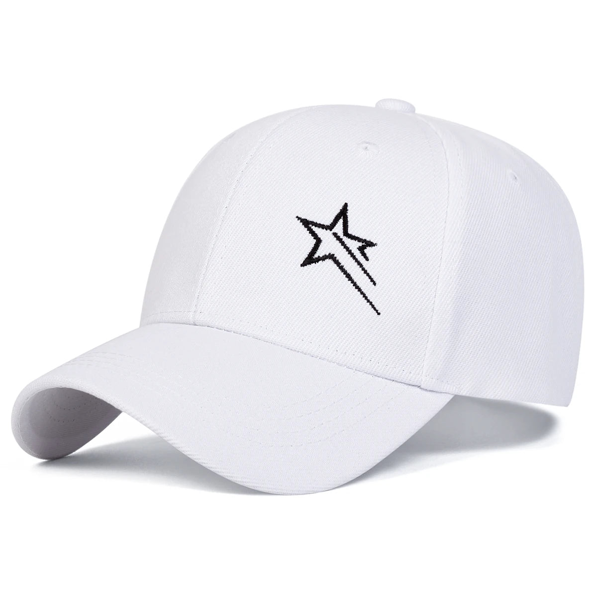Unisex Five-pointed Star Embroidery Baseball Caps