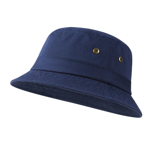 BOTVELA Cotton Twill Bucket Hats Unisex Short Brim