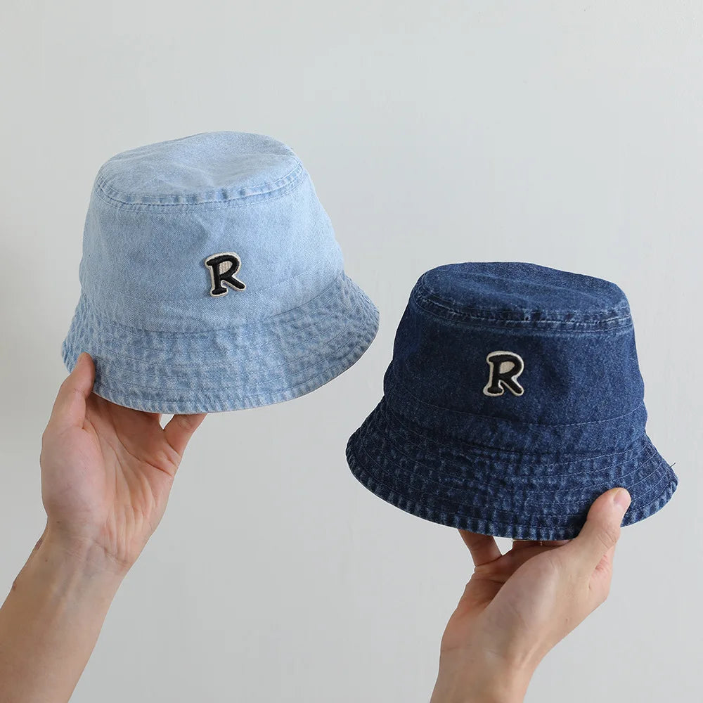 Summer Autumn Cowboy Baby Bucket Hat Soft Summer Baby Boys Girls