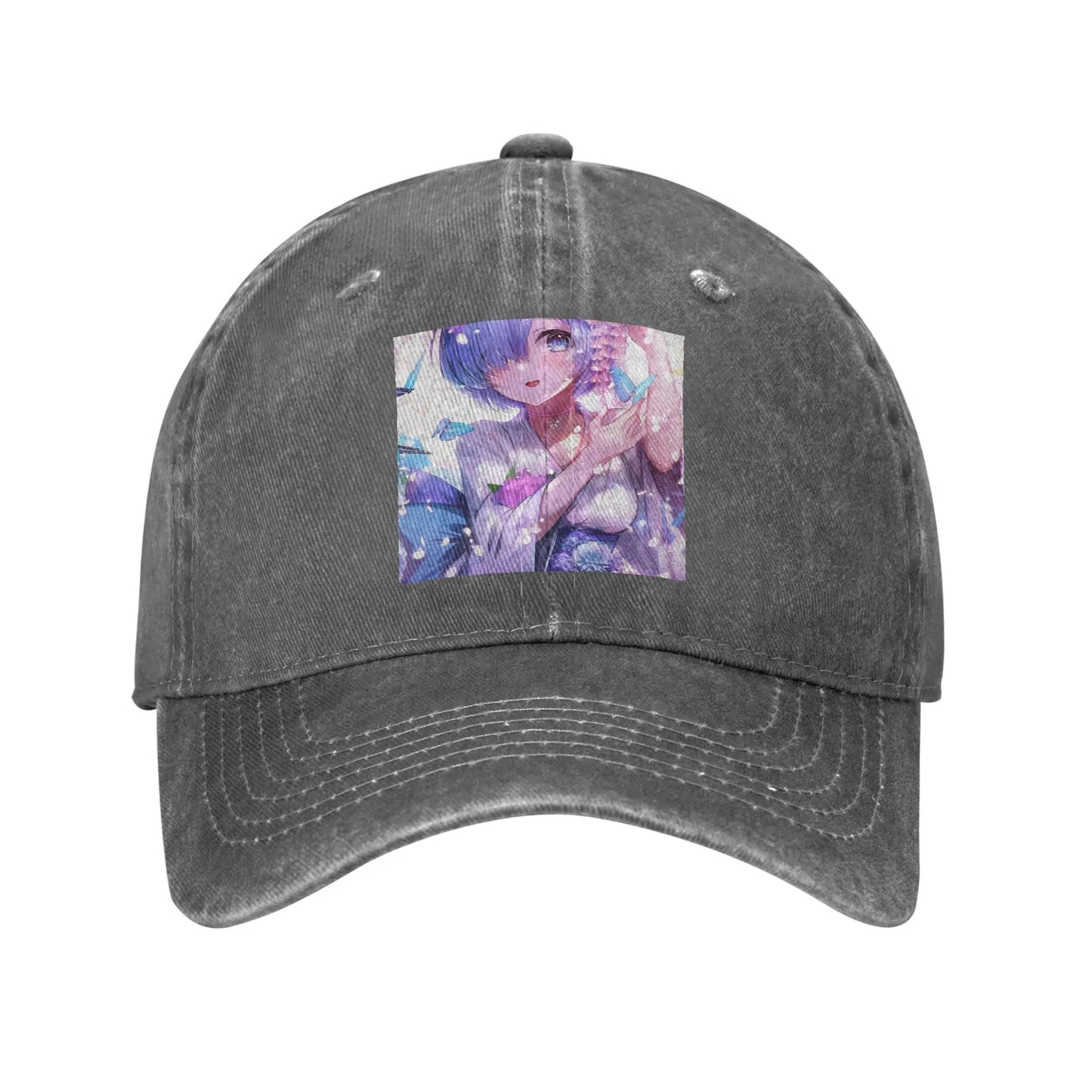 Re Zero REM Denim Fabric Cap Casual Baseball Caps