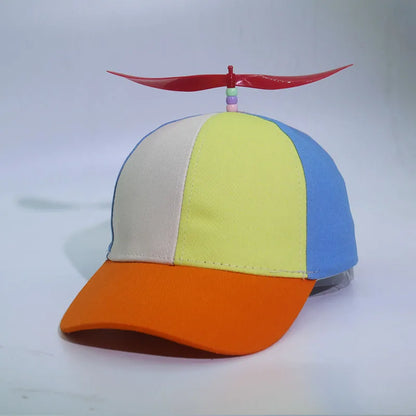Helicopter Propeller Adventure Rainbow Bamboo Dragonfly Baseball Hat