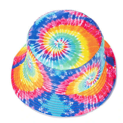 Unisex Bucket Cap Fruit Printing Hats Summer Double-sided Wear Man Women