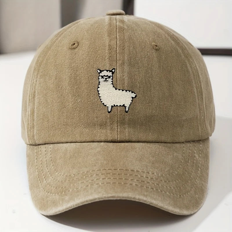 Cute Sheep Pattern Baseball Hat For Men And Women